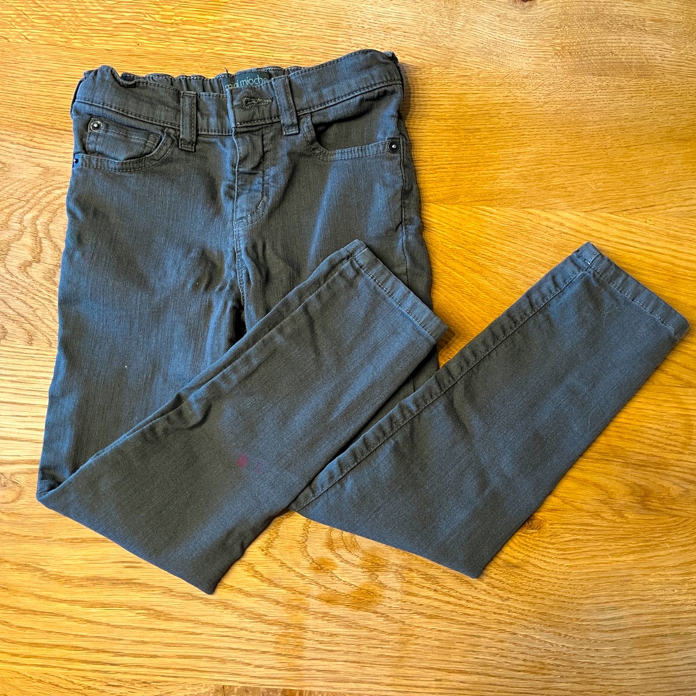 Kid’s Gray Jeans, mini mioche, size 5/6